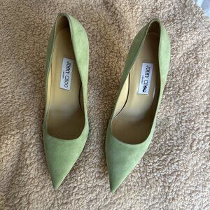 Jimmy Choo Women’s Love 85 Suede Pumps